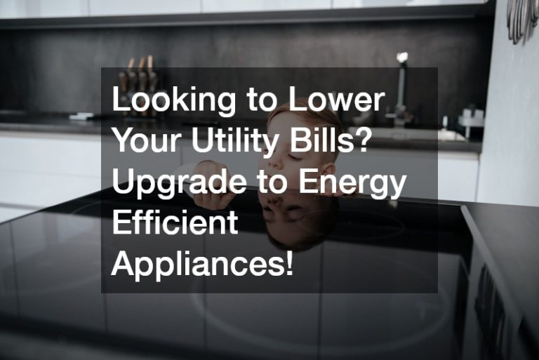 Looking to Lower Your Utility Bills? Upgrade to Energy Efficient Appliances!